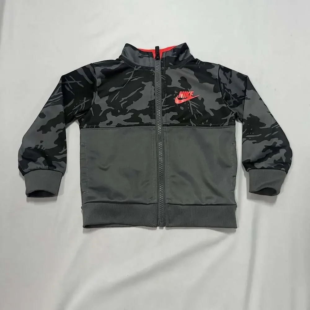 Nike Kids Camo Tracksuit Set Gray 18M